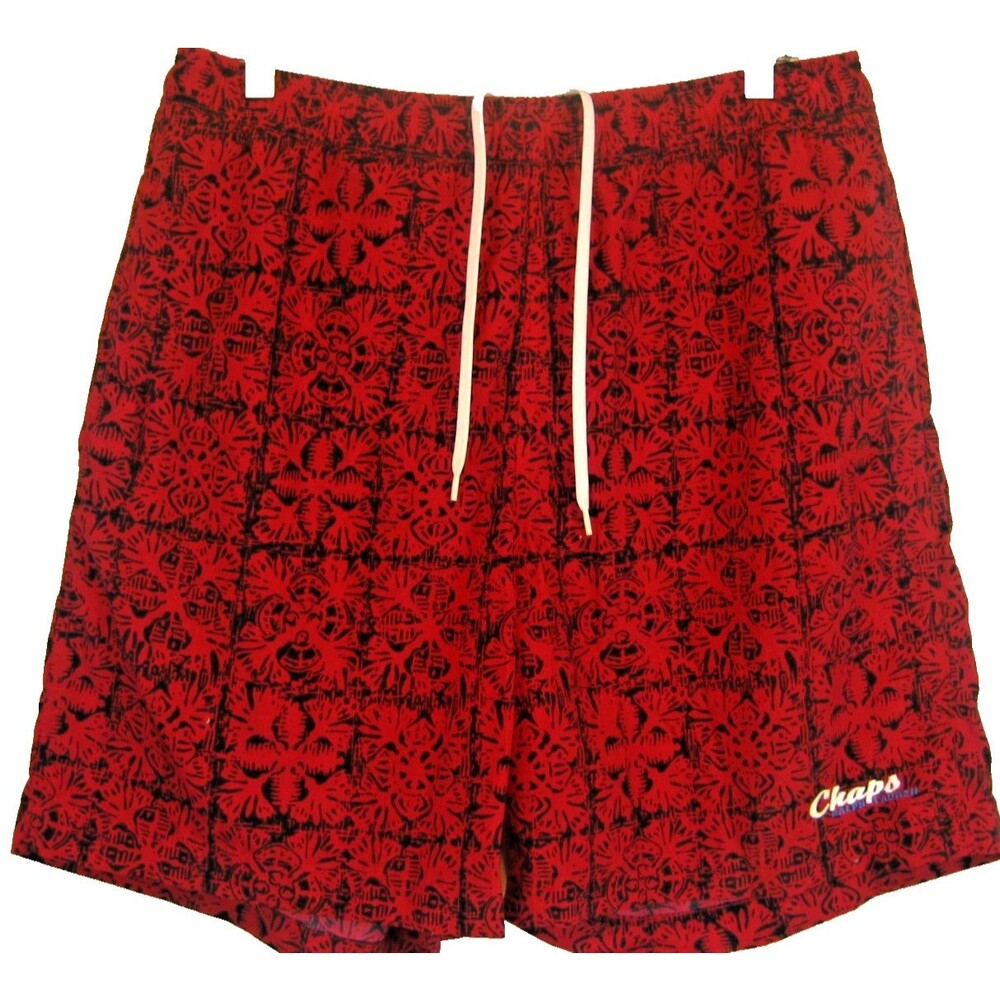 Men's Chaps Ralph Lauren Floral Tropical Board Shorts Swim Trunks Surf sz L/G